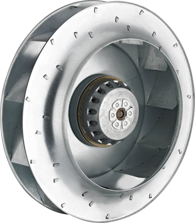 Мотор-колесо с назад загнутыми лопатками BDRKF 500-T
