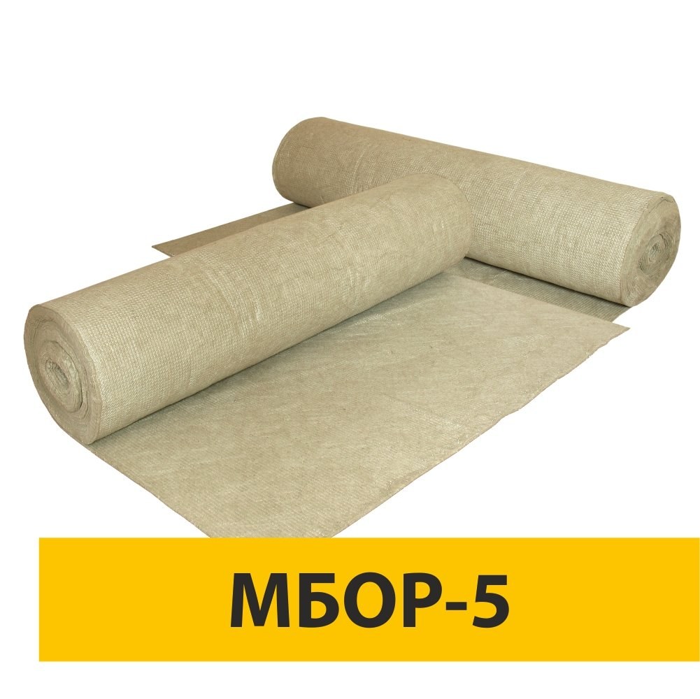 Материал базальтовый огнезащитный рулонный МБОР-5 ТИЗОЛ