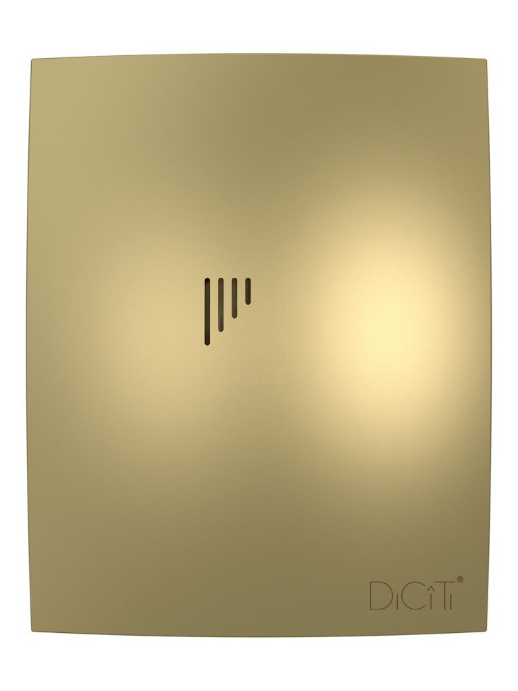 Вентилятор накладной BREEZE D125 обратный клапан Champagne DICITI