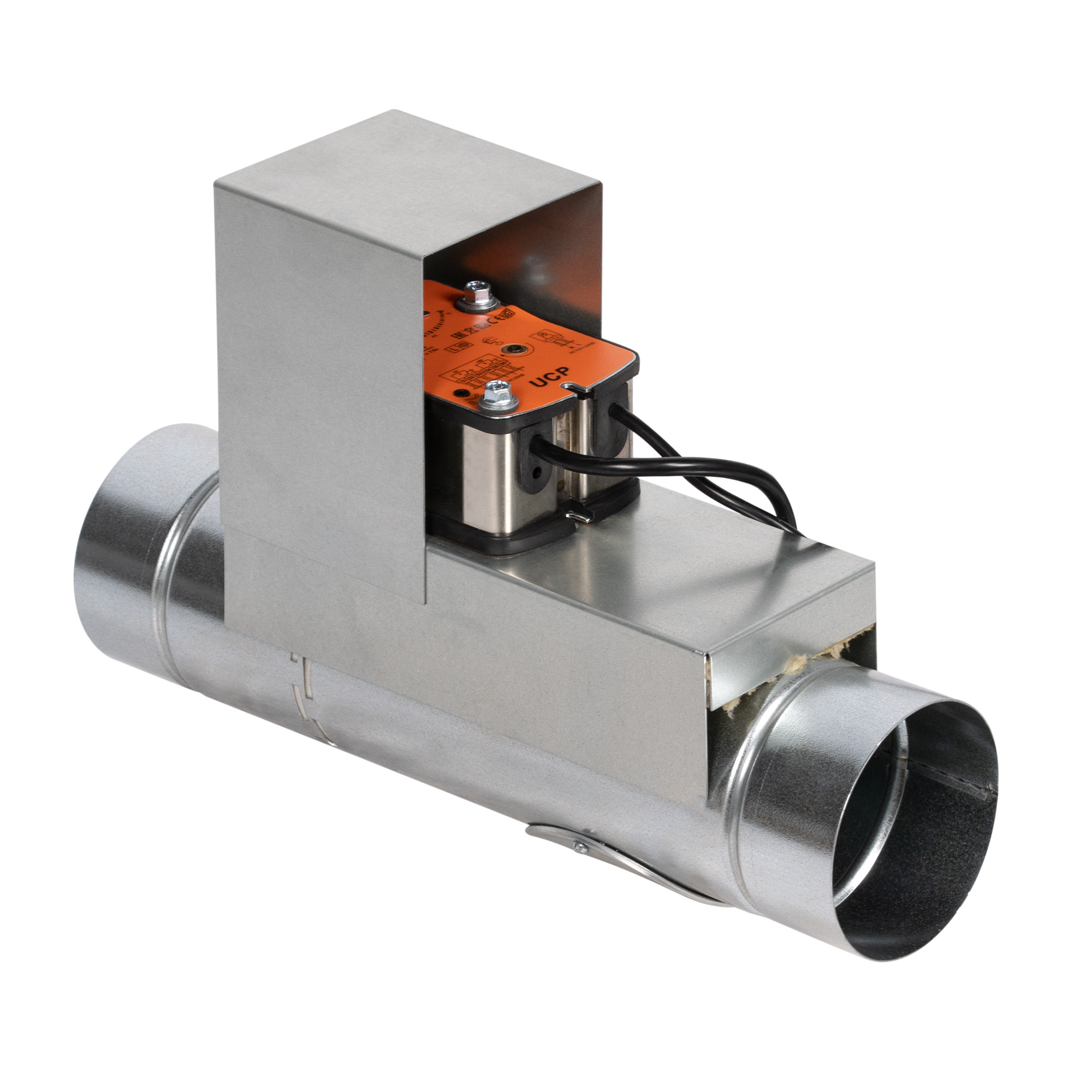 Клапан противопожарный SHUFT SHFDO-90-O-d125-MB24-0-0-0-0