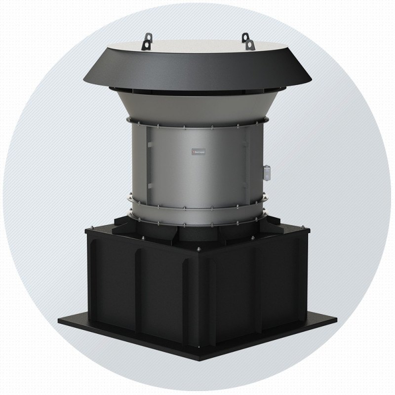 Крышный приточный вентилятор ВКОП №10, Ø1000 мм