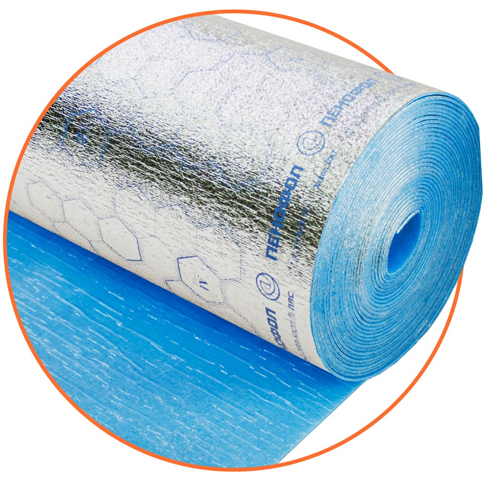 ПЕНОФОЛ тип C 70 мм, мат 1000×2000 мм