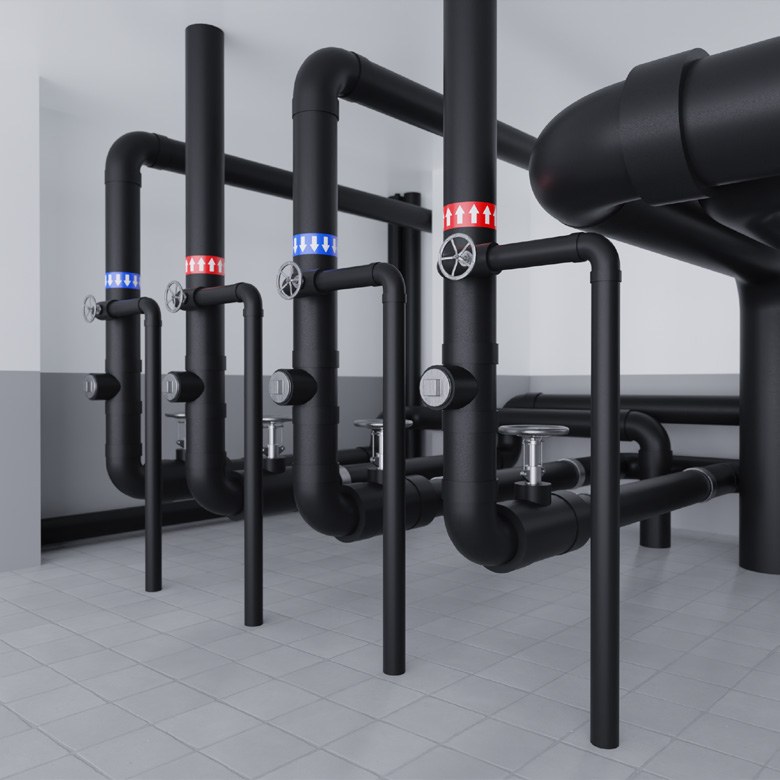 Трубка теплоизоляционная РУ-ФЛЕКС СТ 40×35 мм, 2 м