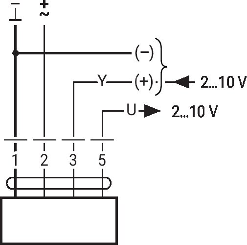 NM24A-MP — AC/DC 24 В, плавное